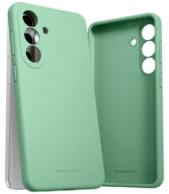 Imagen del producto de Funda de silicona Mercury para Samsung Galaxy S26+, color verde