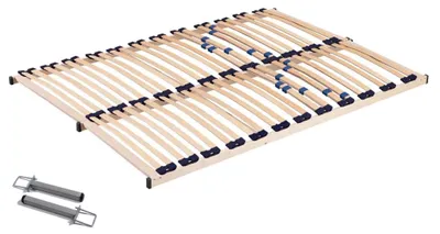 Image de Sommier à poser BYRU 70x200 – 14 lattes – Structure bois – Sommier compact et robuste