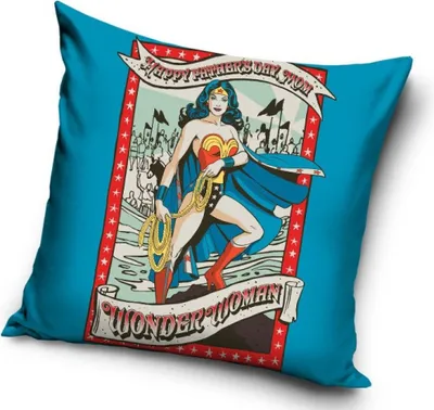 Produktbild von Wonder Woman Kissenbezug Maße ca.: 40 x 40 cm