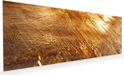 Produktbild von Küchenrückwand Spritzschutz Glas mit Motiv Goldene Textur 40 x 40 cm