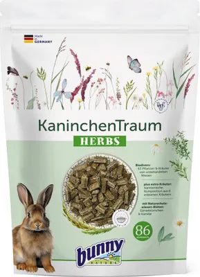 Produktbild von Bunny Nature Nagerfutter Kaninchen Traum Herbs 600 g