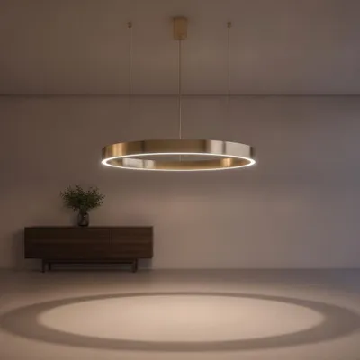 Productafbeelding van Hanglamp Motif goud Ø 80cm 2700-6500K, AI-gegenereerde afbeelding