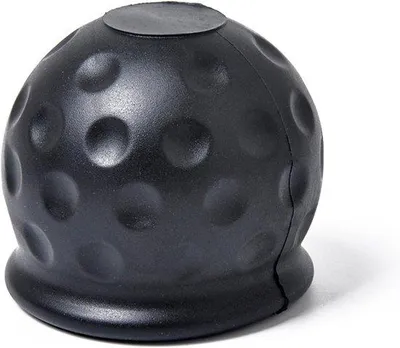 Produktbild von Famanu Set von 2 Gummi-Abdeckkappen für Anhängerkupplung, schwarz, Schutzhaube für Kugelkopf