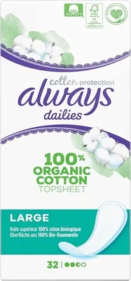 Produktbild von Always Always Dailies Baumwolle Protection Normal Pads - 32 Count