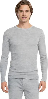 Productafbeelding van Thermo-onderhemd heren - Lange mouwen - Binnenfleece - Katoen
