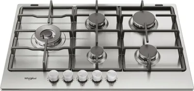 Immagine prodotto di Whirlpool KGML 761 IX Acciaio inossidabile Da incasso 75 cm Gas 5 Fornelli