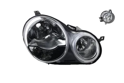 Zdjęcie produktu dla Johns, Reflektory halogenowe pasujące do VW Polo 02 9N 10/2001 -04/05 H7 H1 Re. + przeciwmgielne. 6Q1941008AF 6Q1941008BB 6Q1941008M 6Q1941008BA 6Q1941008P 6Q09