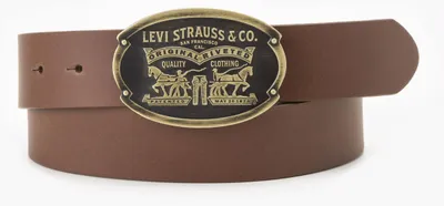 Produktbild von Levi's Herren Billy Plaque APPAREL_BELT,Medium Brown, 110