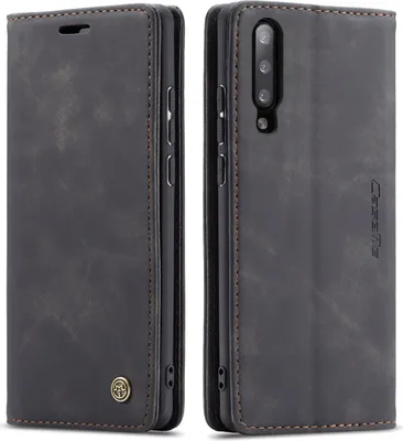Produktbild von Xiaomi Mi 9 Hülle, LaimTop Retro Kunstledertasche TPU Innere, Kartenfächer, Magnetverschluss, Klapphülle mit Standfunktion Schutzhülle für Xiaomi Mi 9 Schwarz
