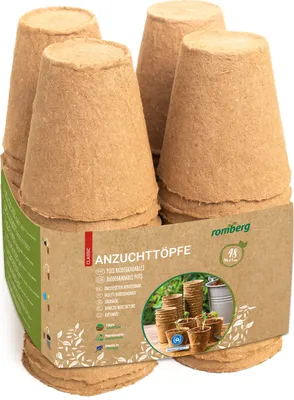 Produktbild von Romberg -Anzuchttöpfe Rund 8 cm 48 stk