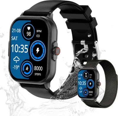 Produktbild von Herren’s und Damen's IP67 Wasserdicht Fitness-Tracker 2.01 Zoll Smartwatch mit Herzfrequenzsensor, SpO2, Schrittzähler 15 Sportmodi & GPS Fitness uhr