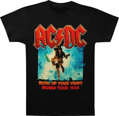 Produktbild von AC/DC - "Blow Up Your Video" T-Shirt für Herren/Damen Uni RO1140 (M) (Schwarz)