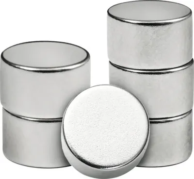 Produktbild von Legamaster Glasboardmagnet klein silber 6St, Tafelmagnet, Silber, Metall, 12 mm, 13 mm, 7 mm