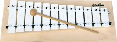 Image de Métallophone Goldon avec 12 pierres blanches