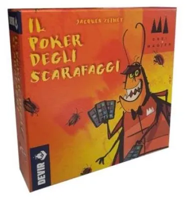 Imagen del producto de Il Poker Degli Scarafaggi (Edición italiana) – Juego de mesa – Devir – 2-6 jugadores – 8+