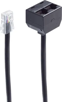 Obrázok produktu pre shiverpeaks BS71231-8/4 Telefónny kábel 0,15 m čierny (BS71231-8/4)