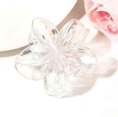 Image de Flamenco Mystique Velká opaleskující květinová spona do vlasů 7,5x8 cm SP317B