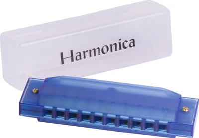 Obrázok produktu pre Goki Mouth organ in plastic box, Hračkársky hudobný nástroj, harmonika, 3 rok / roky, 50 g, Modrá