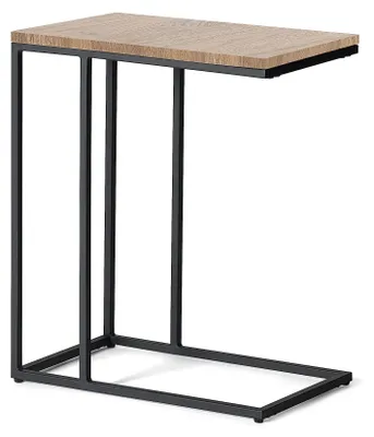 Beistelltisch Sonoma Eiche, Metallgestell, 60x30x50 cm