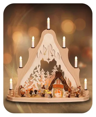 Produktbild von Lichterspitze Wichtelwerkstatt mit Beleuchtung BxHxT 53x50x14cm