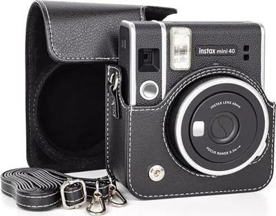 Produktbild von Kameratasche mit Schultergurt für Instax Mini 40, Sofortbildkamera Schutz Transport