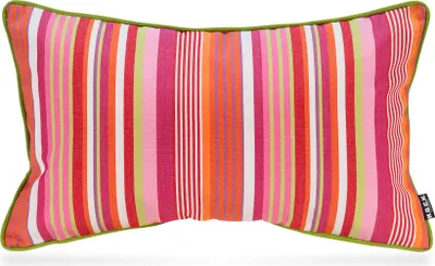 Produktbild von H.O.C.K. Yucatan Outdoor Kissen mit Keder 50x30cm pink stripes sun