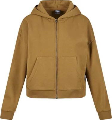 Produktbild von Urban Classics TB6131 | Ladies Boxy Zip Hoody Damen Kapuzenjacke - Farbe: summerolive - Größe: L