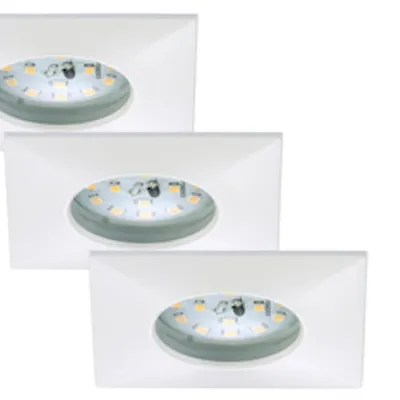 Produktbild von Briloner Weiß 7205-036 LED Einbaustrahler Einbau-Spot 5W 3x 400lm Warmweiß IP44