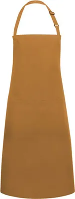 Zdjęcie produktu dla Karlowsky BLS5 | Podstawowy fartuch z kieszenią i klamrą - 75 x 90 cm - Kolor: musztardowy (ok. Pantone 146C) - Rozmiar: 75 x 90 cm (szerokość x długość)