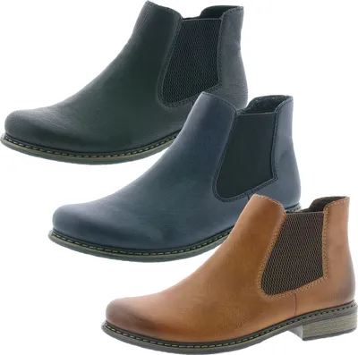 Produktbild von Rieker Damen Z4994 Stiefeletten Chelsea Boots , Größe:39 EU, Farbe:Braun
