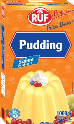 Image de RUF Sahne Geschmack Pudding en poudre, paquet de 10 1000g