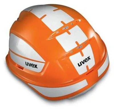 Zdjęcie produktu dla Kask ochronny uvex pheos B-WR 9772236 pomarańczowy z otworami wentylacyjnymi