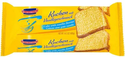 Produktbild von KuchenMeister Vanille-Kuchen 400g