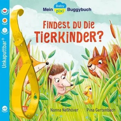 Produktbild von Baby Pixi (unkaputtbar) 143: Mein Baby-Pixi-Buggybuch: Findest du die Tierkinder?