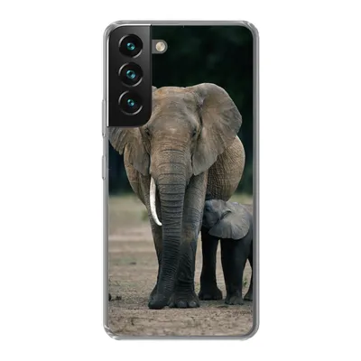 Produktbild von MuchoWow® Handyhülle Schutzhülle Hülle für Samsung Galaxy S22 Elefant - Tiere - Flachland - Natur Silikon Softcase Handy Hülle - Mobiltelefonhülle