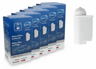 Produktbild von 5x Original Brita Intenza Wasserfilter 467873 f. Bosch, Siemens, Gaggenau, Neff TZ70003