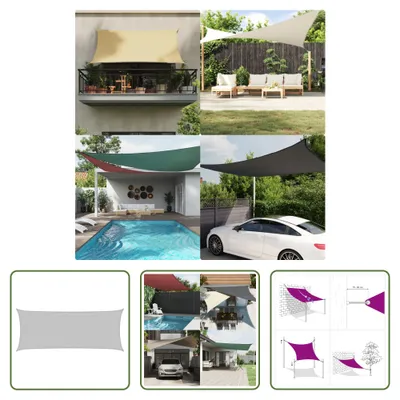 Immagine prodotto di The Living Store Tenda da sole grigio chiaro 5x2 m 100% poliestere Oxford