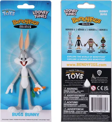 Produktbild von Looney Tunes Bendyfigs Biegefigur Bugs Bunny 14 cm