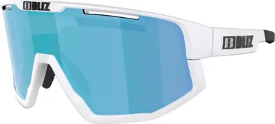 Produktbild von BLIZ Sonnenbrille Fusion small matt white smoke&blue mirror