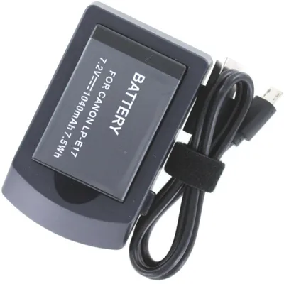 Produktbild von Akku für Canon LP-E17 Li-Ion 7,2 Volt 1040 mAh schwarz