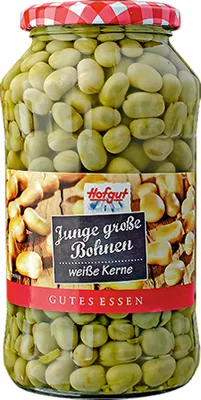 Obrázok produktu pre Hofgut Junge veľký bôb biele semená Good Food 720ml