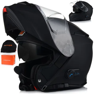 Immagine prodotto di Casco modulare con visiera parasole | ORIGINE DELTA BT | Casco da moto modulare | Casco flip up da moto Interfono Bluetooth |  22.06 | M (57-58 cm)