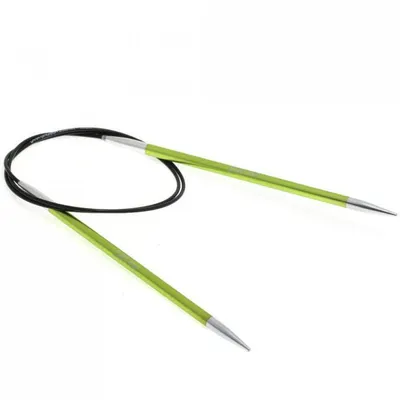 Produktbild von Lana Grossa Knit Pro Rundstricknadel Aluminium Rainbow verschiedene Längen/Stärken Länge Durchmesser 80 cm 5.0 mm