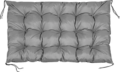 Obrázok produktu pre Záhradný vankúš 120x80 cm pre paletovú lavicu vodotesný sivý