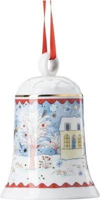 Produktbild von Hutschenreuther Weihnachtsbaumschmuck Weihnachtsglocke Heiligabend - 727412 - von Renáta