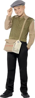 Immagine prodotto di Smiffys - Costume - Ragazzi SM2220 (146-152) (Verde/Beige/Grigio)