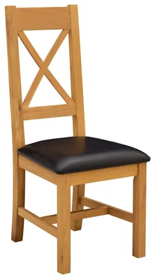 Image de vidaXL Chaise de salle à manger, lot de 2, bois massif de chêne, noir, 45 x 54 x 105 cm