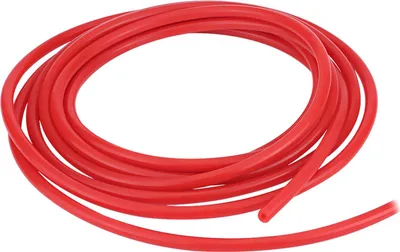 Productafbeelding van Auto-onderdeel: siliconen vacuumslang, 4 mm, 5 meter, universeel, rood