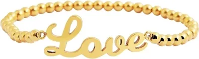 Produktbild von Akzent Das Schmuckarmband aus Edelstahl in goldfarbig mit IP Gold-Beschichtung
