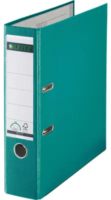 Produktbild von Leitz Ordner 10105052 DIN A4 80mm Polypropylen türkis